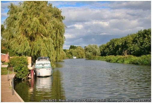 Boat Moorings on the River Avon